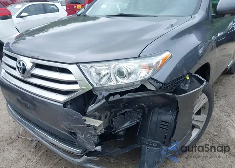 2013 Toyota Highlander Limited V6 from USA, damaged, VIN 5TDDK3EH0DS201184